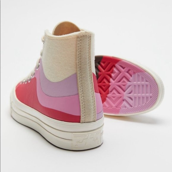 Chuck 70 High 'Thermo Felt - Winter White Pink - Picture 3 of 4